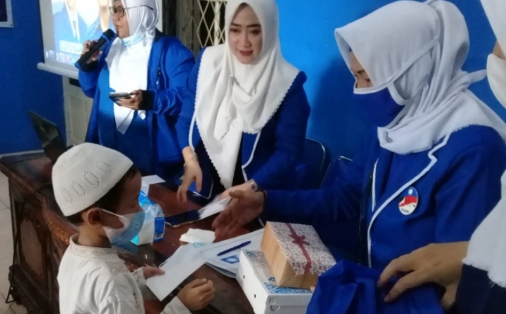 Pupuk Jiwa Sosial Kader, DPD PAN Kota Cirebon Berbagi Santunan kepada Anak Yatim