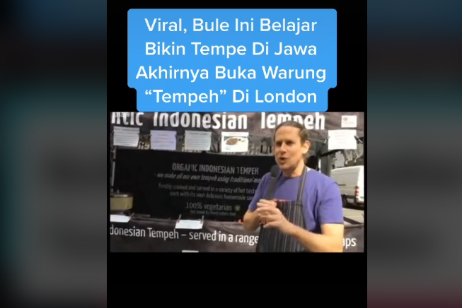 Viral, Bule Belajar Bikin Tempe Lalu Buka Warung Tempeh di London