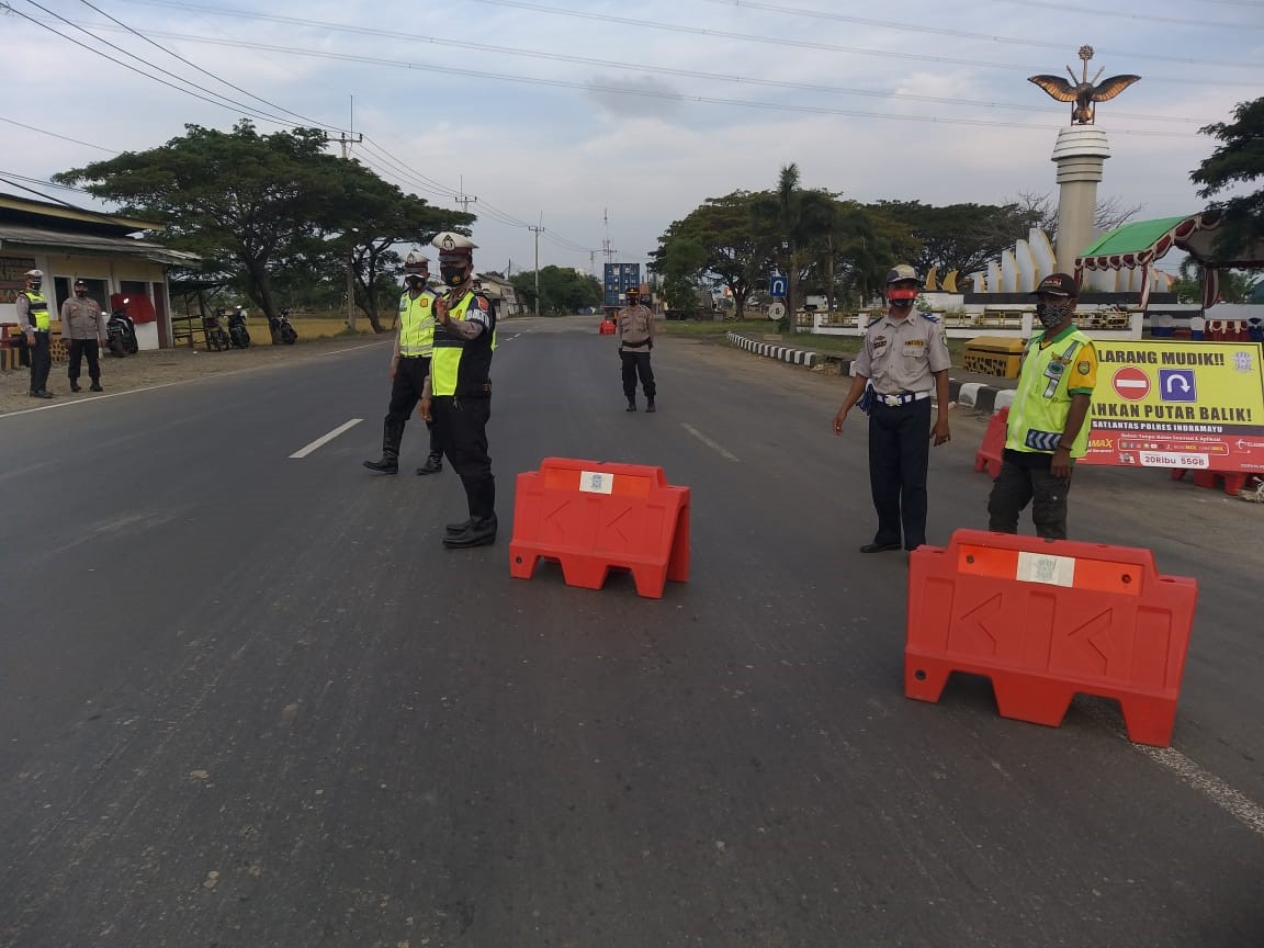 Pemudik Harus Putar Balik , Seribu Lebih Petugas Gabungan Diterjunkan di Pos-Pos Penyekatan