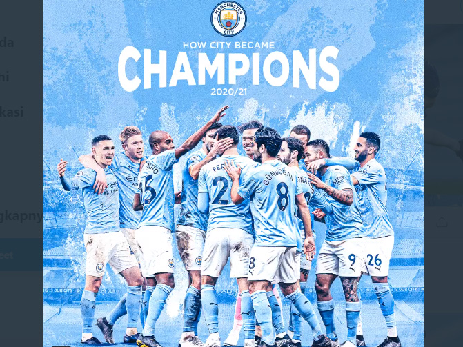 Manchester City Juara Liga Inggris, Ini 7 Rekor Sensasionalnya