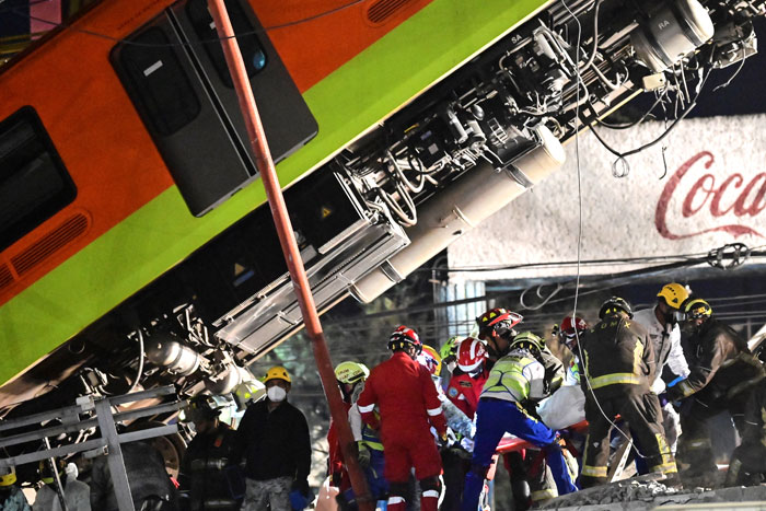 Kecelakaan Kereta di Meksiko, 23 Penumpang Tewas