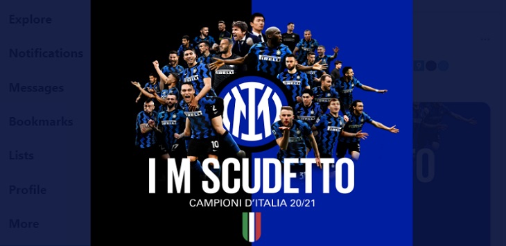 Berkat Sassuolo, Inter Milan Kunci Gelar Juara Liga Italia