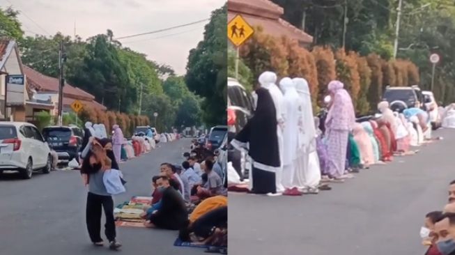 Salat Idul Fitri Ini Janggal, Shaf Perempuan di Depan, Begini Ceritanya