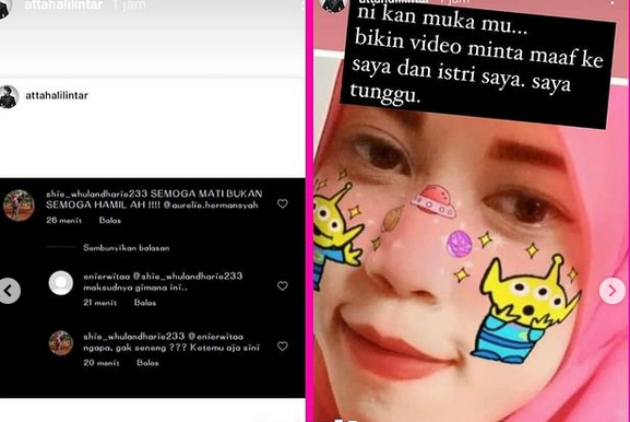 Sering Kena Kasus, Uci Wulandari Tak Kapok Ujaran Kebencian, Kali Ini Doakan Aurel Mati