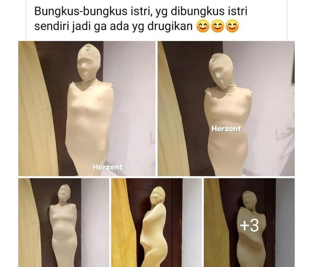 Viral Istri Dibungkus Suami Pakai Kain seperti Mumi, Gangguan Fetish?