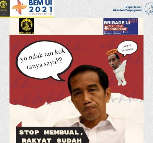 Usai Kritik Presiden Jokowi, Akun Medsos Pengurus BEM UI Dapat Serangan Digital