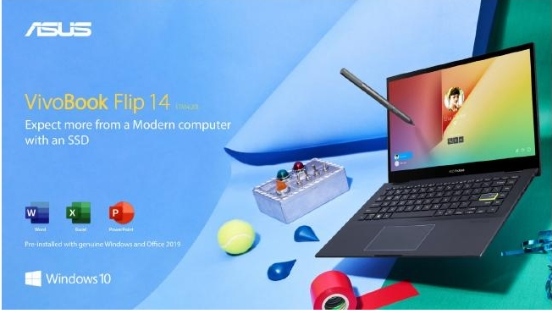 VivoBook Flip 14 (TM420), Laptop Ideal Para Kreator Muda