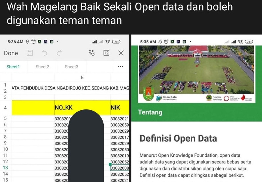 Heboh Website Pemkab Magelang Bocorkan Data Penduduk, Lengkap dengan NIK dan Alamat