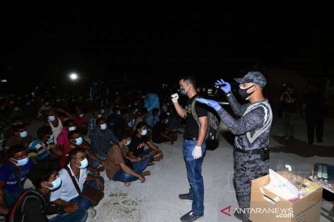 42 WNI Ditangkap di Tempat Tinggal Ilegal