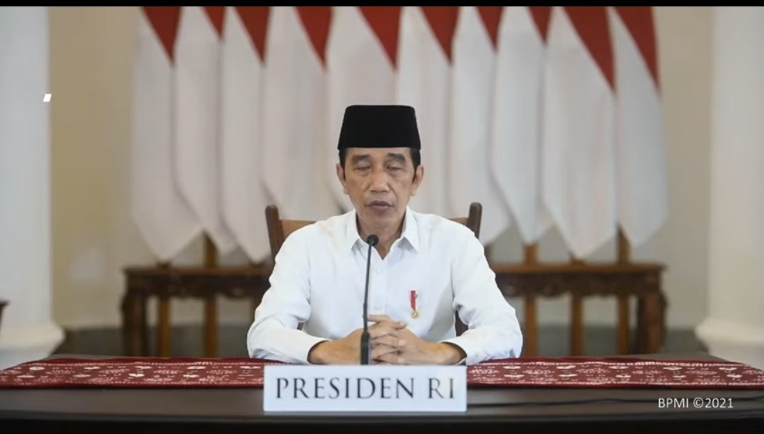 Presiden Jokowi Salat Idul Adha di Istana Bogor