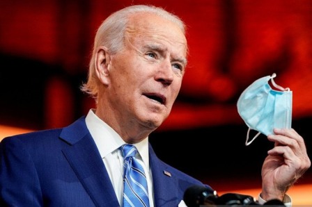 Joe Biden:  Siswa yang Sudah Divaksin Tak Perlu Pakai Masker