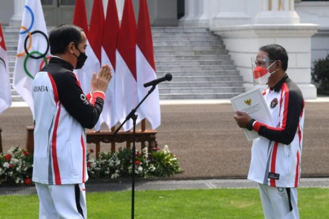 Kontingen Indonesia ke Olimpiade Dilepas Presiden, Ini Amanat Jokowi