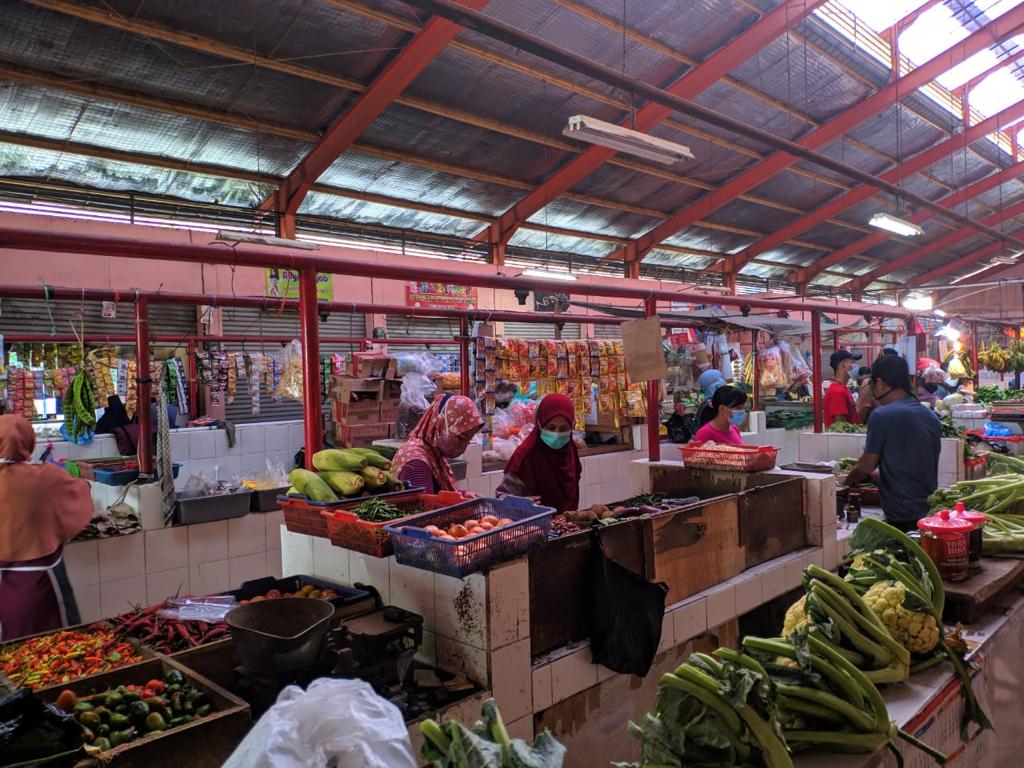 Dampak PPKM Darurat, Pedagang Pasar di Cimahi Tidak Berjualan
