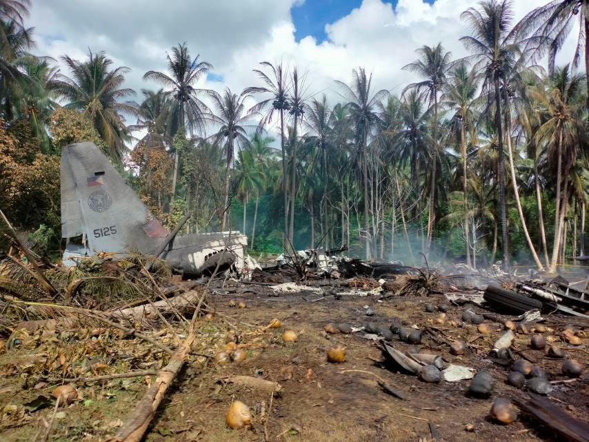 Korban Pesawat Militer Filipina Bertambah, 47 Orang Tewas