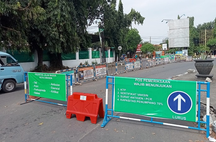 Update Penyekatan Kota Cirebon, Simak Situasi terbaru