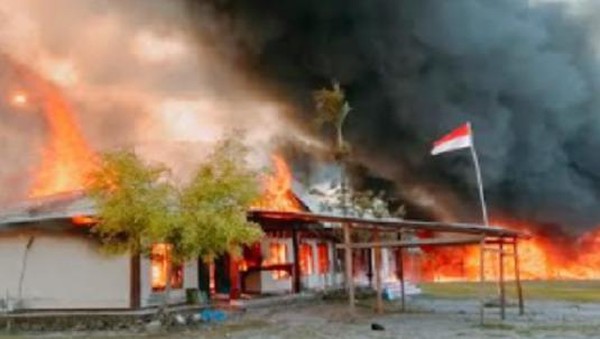 Kerusuhan di Yalimo Papua, Total 34 Kantor Pemerintahan Dibakar Massa, Warga Masih Mengungsi