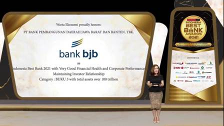 Bank bjb Raih Penghargaan dari Warta Ekonomi Indonesia Best Bank 2021
