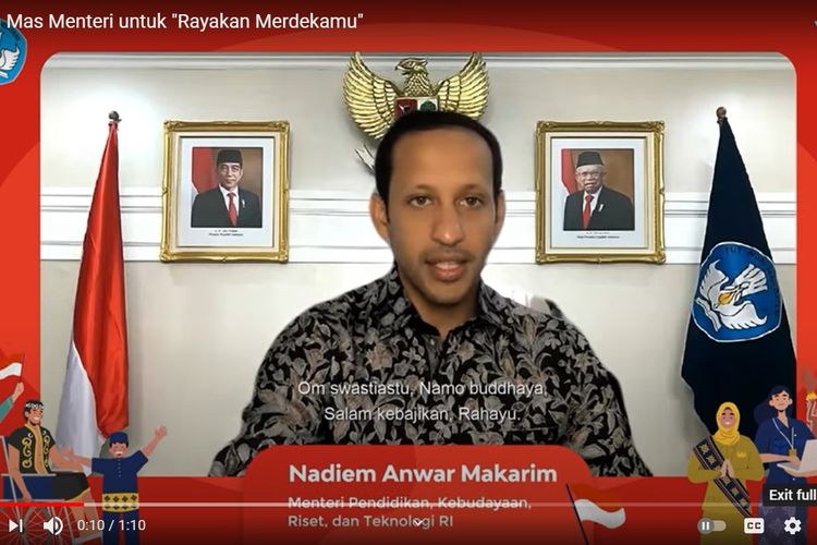 Bahasa Indonesia Menjadi Bahasa Resmi ASEAN, Nadiem Tolak Klaim PM Malaysia