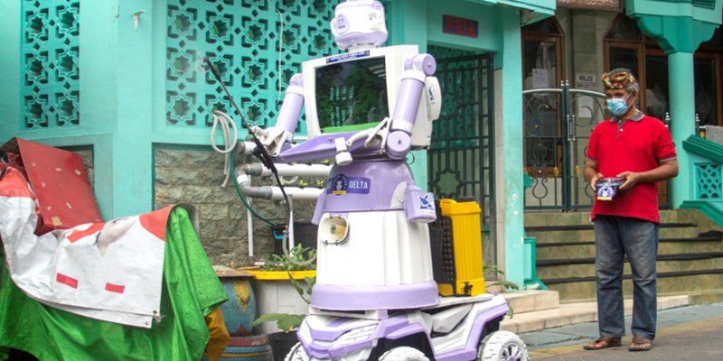 Warga Surabaya Ciptakan Robot Delta, Disorot Media Asing