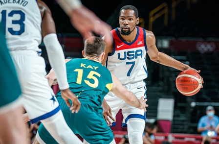 Basket Tokyo 2020: Amerika Bangkit Kalahkan Australia di Semifinal