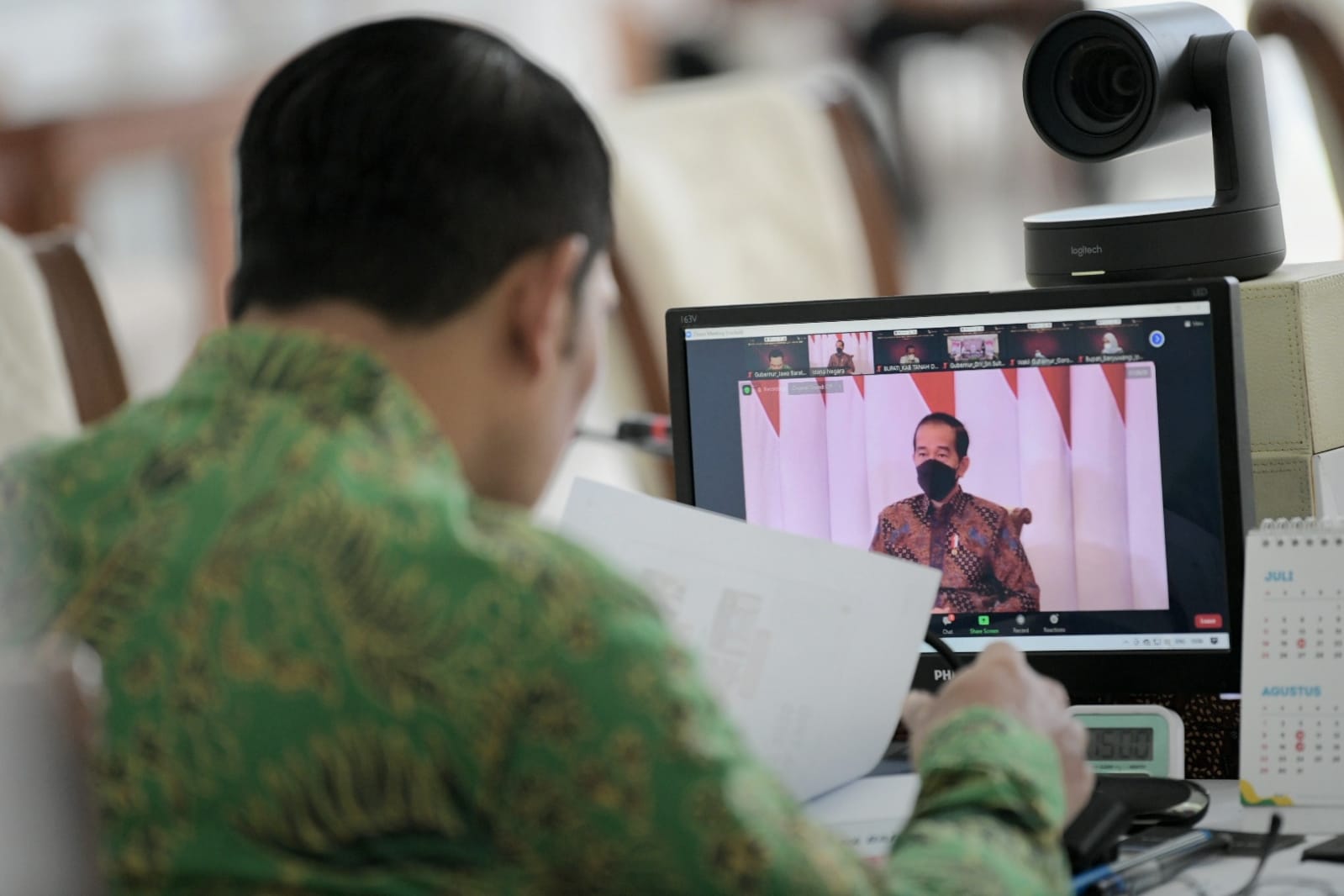 Gubernur Jabar Ikuti Rakornas Pengendalian Inflasi, Inilah Arahan Jokowi