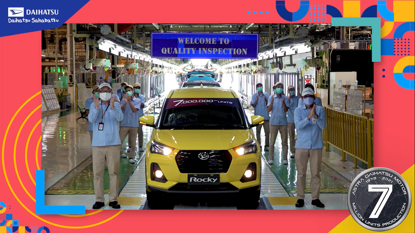 Daihatsu Syukuri Capaian Produksi ke-7 Juta Unit di Indonesia