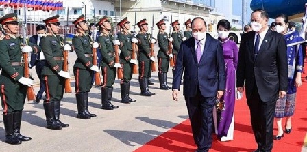 Presiden Vietnam Kunjungi Laos, Mempererat Hubungan Persahabatan