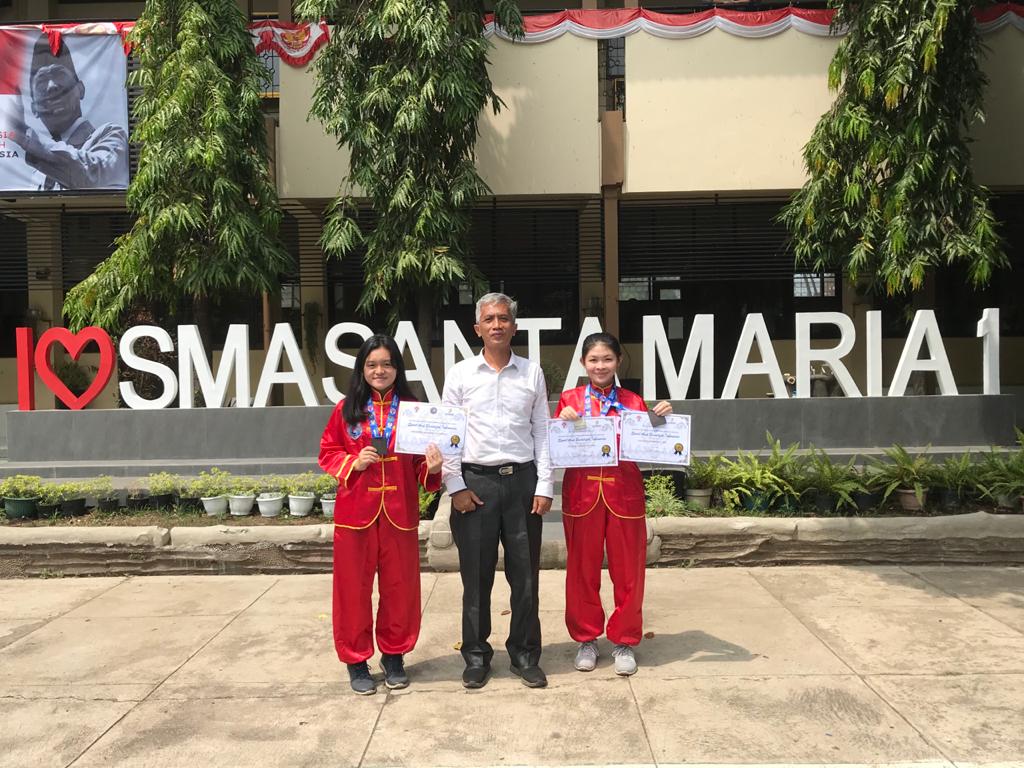 Siswa SMA Santa Maria Borong Juara Kejurnas Kungfu