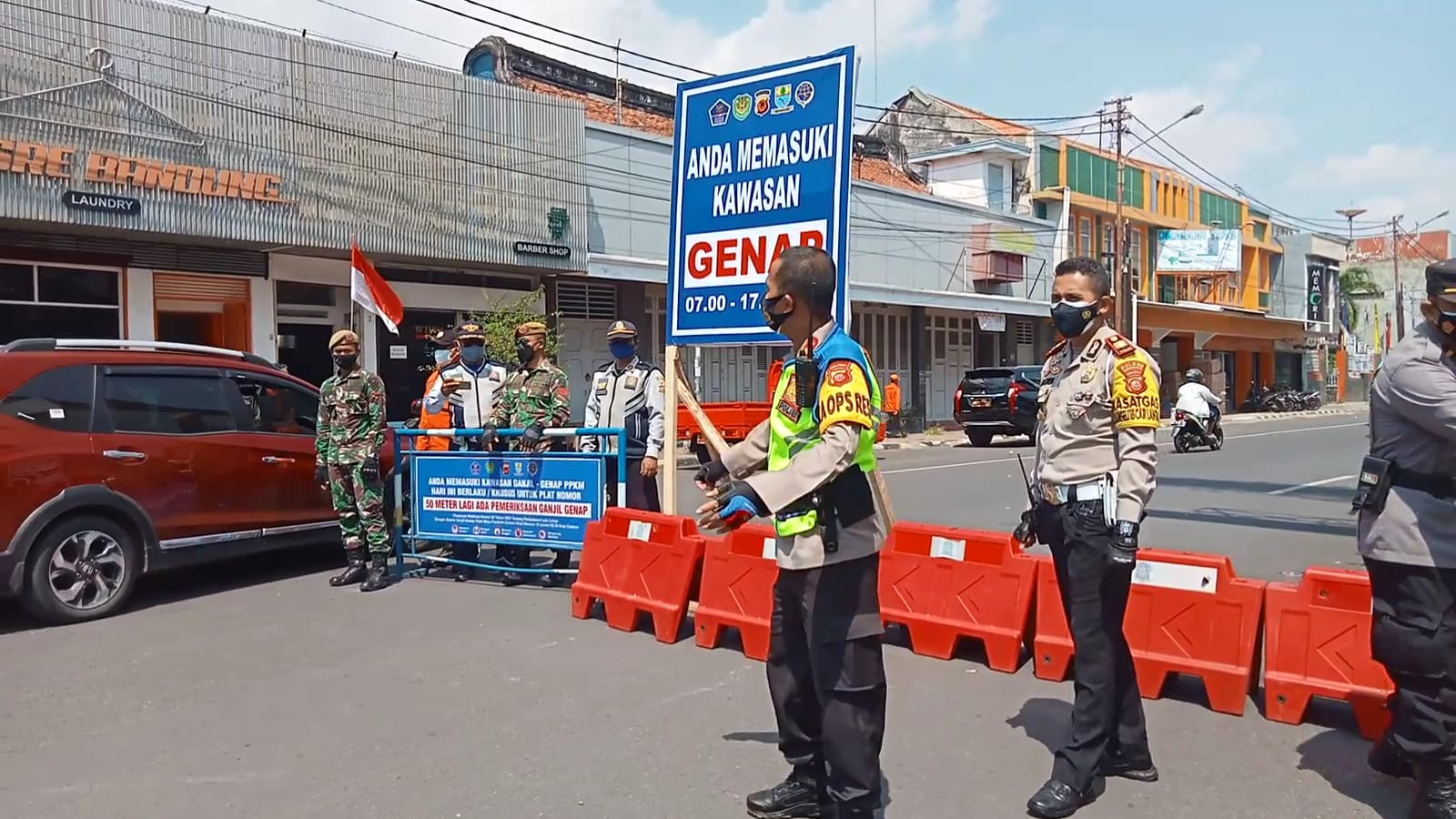 Hari Pertama Ganjil-Genap di Kota Cirebon, Kapolres Ciko: Lalu Lintas Normal