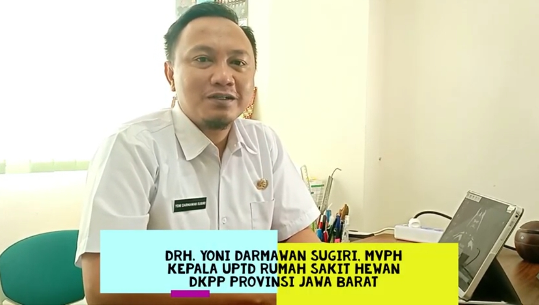Hatrick, RS Hewan Provinsi Jabar Gondol Piala Adibaktitani dari Kementan
