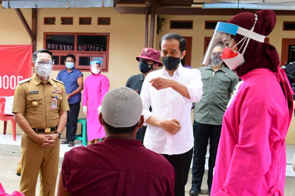 Jokowi Apresiasi Vaksinasi Kota Cirebon