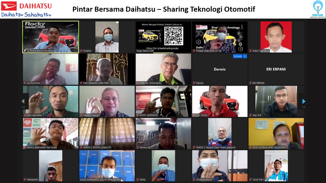 Daihatsu Berikan Pengetahuan Otomotif ke Guru SMK Se DKI Jakarta dan Banten