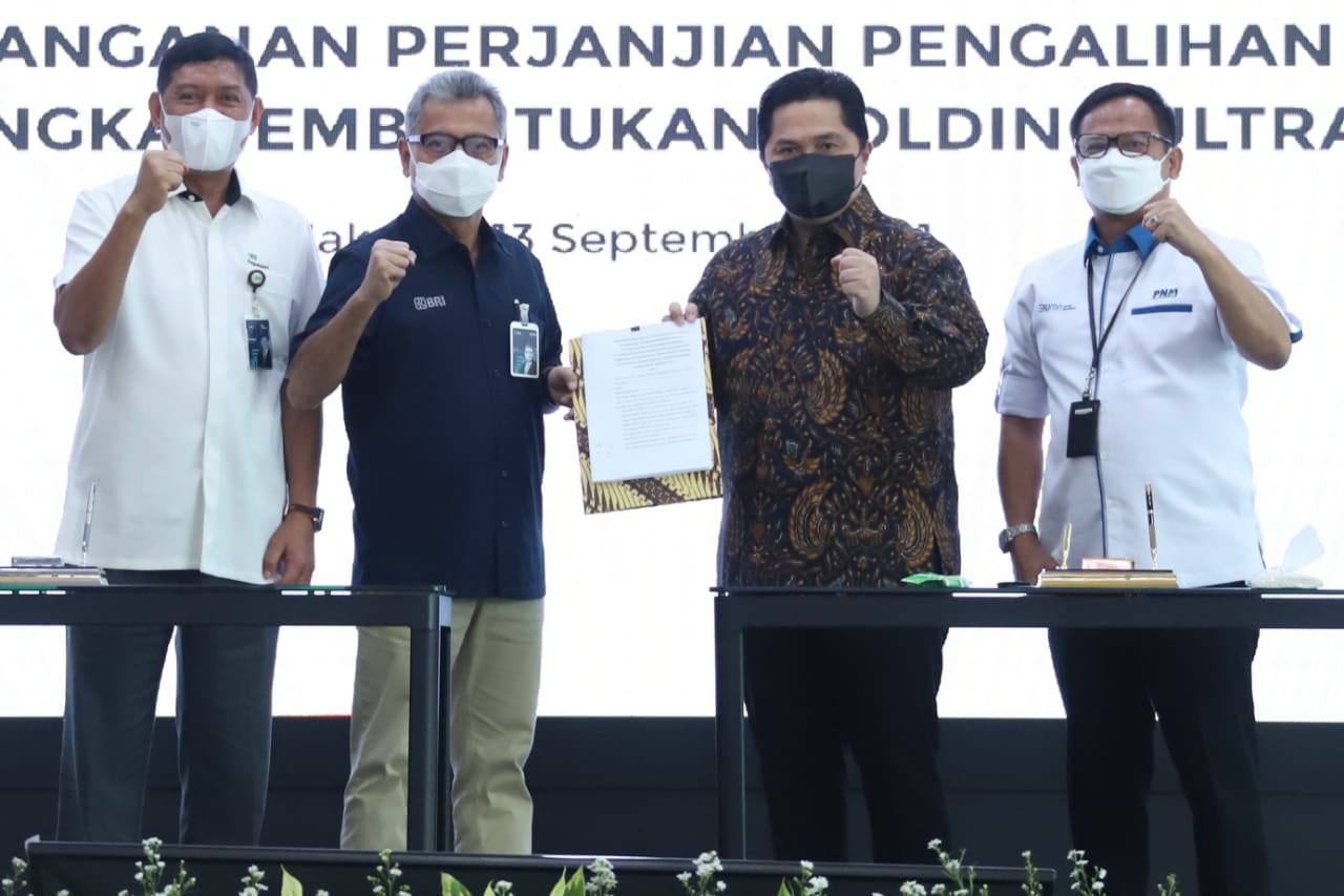 BRI, Pegadaian dan PNM Jadi Holding UMi,  Erick Thohir: Ini Catatan Sejarah untuk UMKM Indonesia