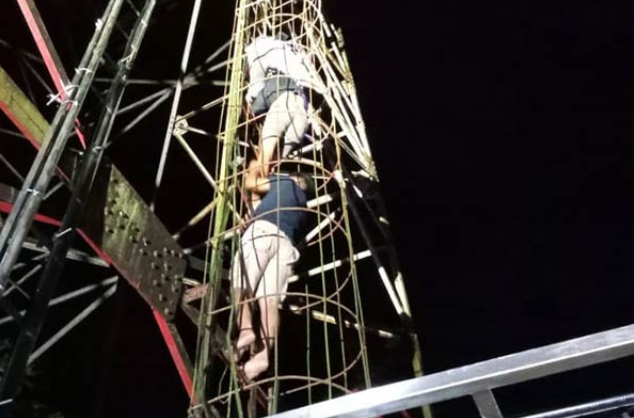 Nekat Panjat Tower TVRI, Pemuda Ini Galau Diputusin Janda