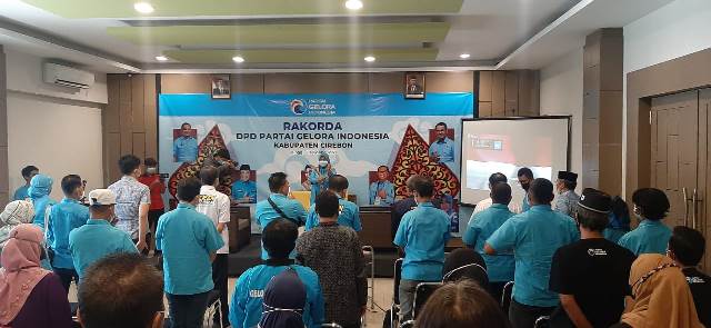 Gelar Rakorda, Ini Target DPD Partai Gelora Kabupaten Cirebon di Pemilu Mendatang
