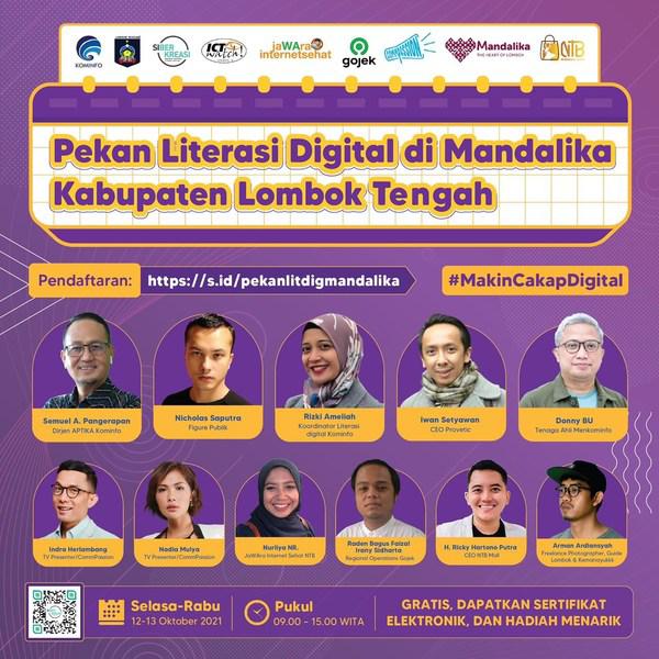 Pekan Literasi Digital Mandalika: Pemerintah Kampanyekan Lawan Hoax serta Tingkatkan Literasi Digital untuk UM