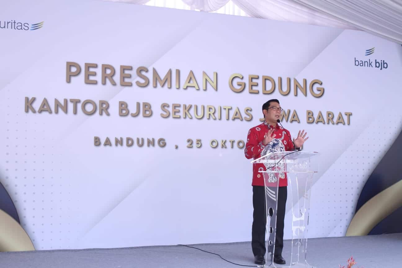 Resmikan Kantor Bjb Sekuritas, Ridwan Kamil: Saya Bangga, Bjb Sekuritas yang Pertama di Indonesia