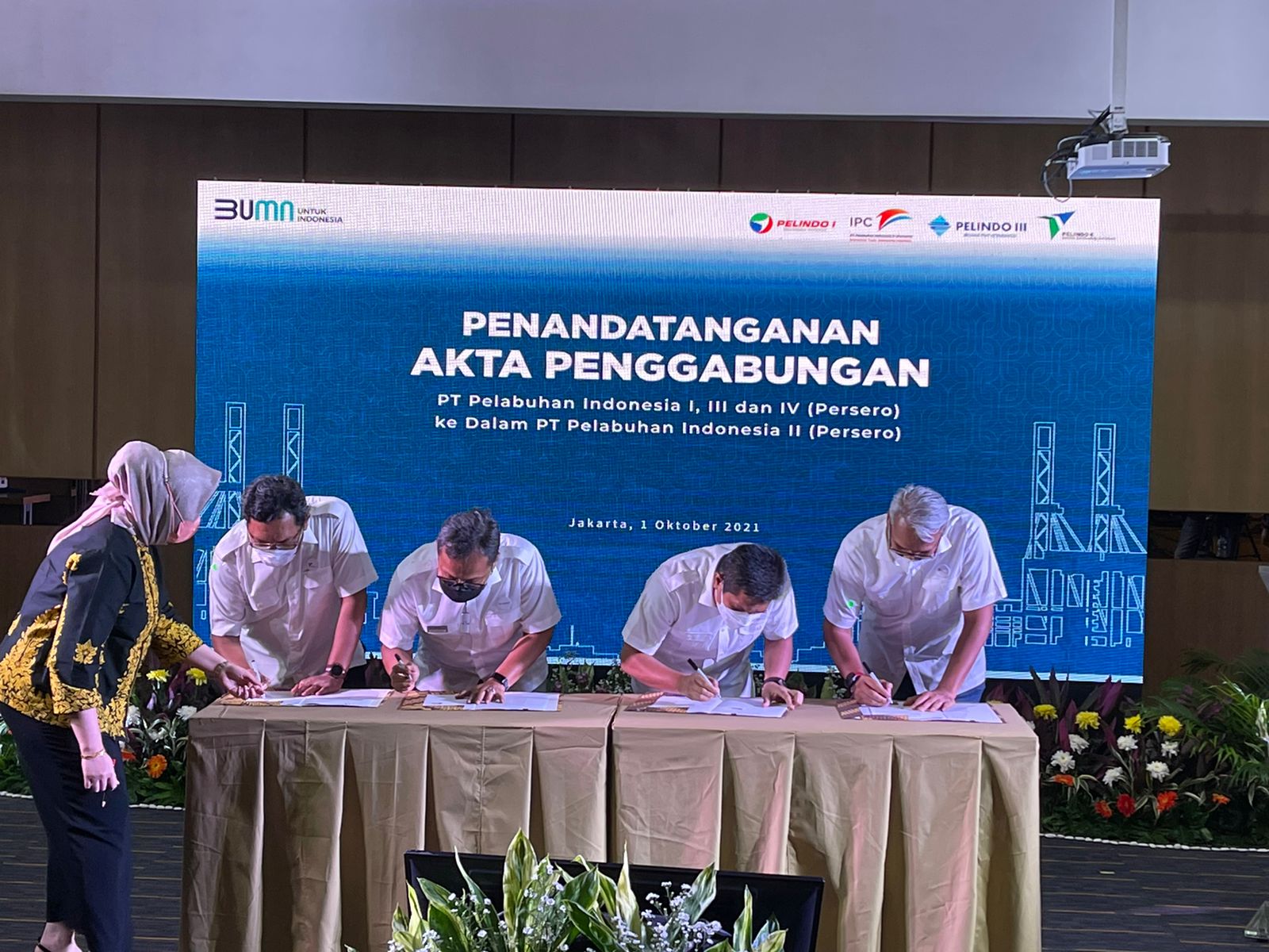 BUMN Pelabuhan Resmi Merger