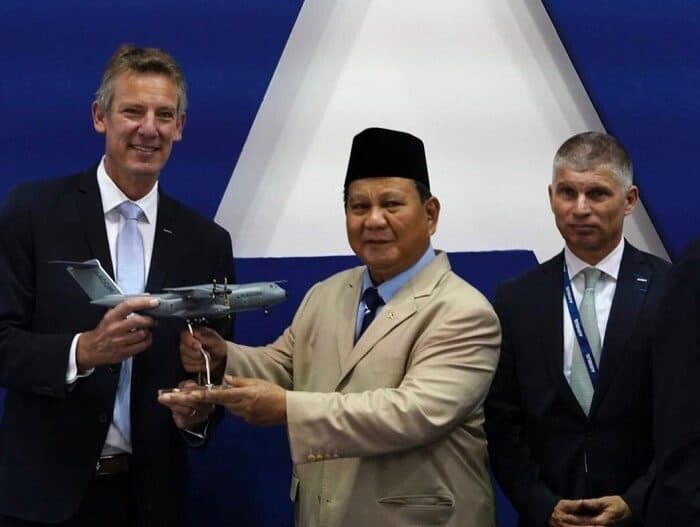 Prabowo Tandatangani Kontrak, Kemenhan Pesan 2 Pesawat Airbus A400M