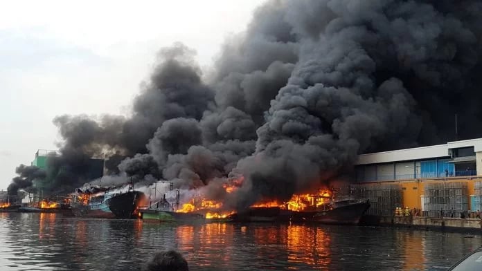 Australia Bakar Kapal Nelayan RI, Menangkap Ikan Secara Ilegal di Lepas Pantai Utara Australia Barat