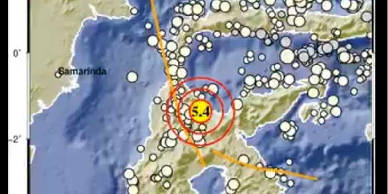 Tanah Poso Diguncang Gempa Bumi M 5,4 Kedalaman 10 km dan Tidak Berpotensi Tsunami