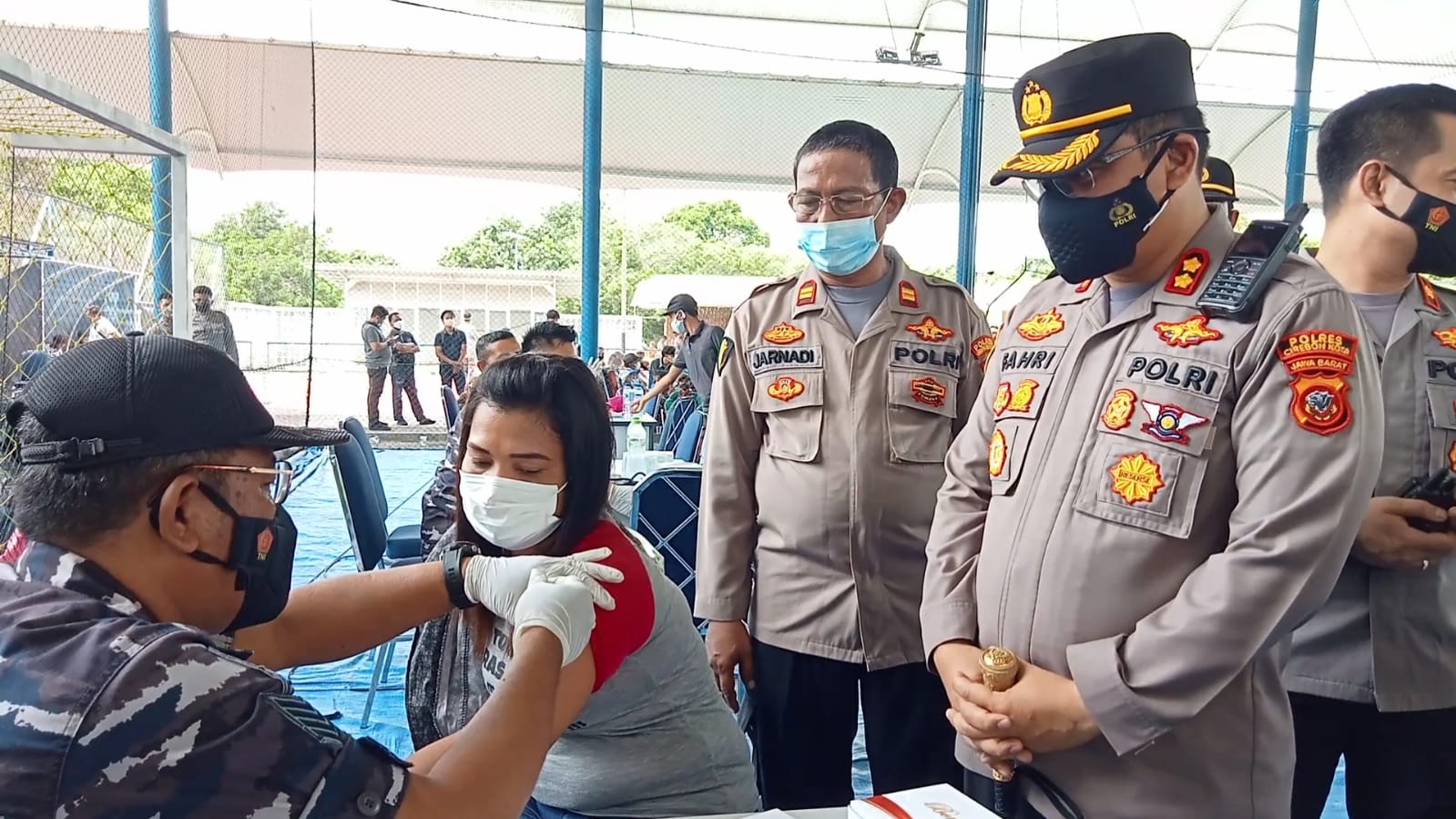Bantu Pulihkan Indonesia, Polres Ciko Gelar Vaksinasi Covid-19 secara Massal