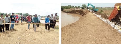 Khawatir Banjir Besar, Warga Geruduk Proyek Bendungan Karet Minta Aliran Air Segera Dialihkan Lagi ke Cisangga