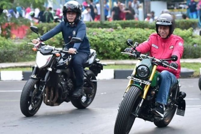 Jokowi Bakal Jajal Sirkuit Mandalika Pakai Motor Balap Pribadi