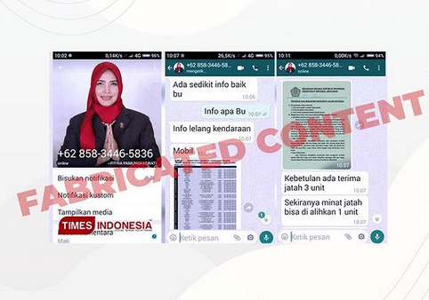 Awas! Akun WhatsApp Palsu Wakil Ketua DPRD Kota Cirebon dan Bupati Indramayu