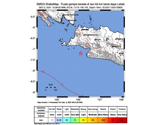Hari Ini, 2 Gempa Bumi Guncang Banten, Info Resmi dari BMKG
