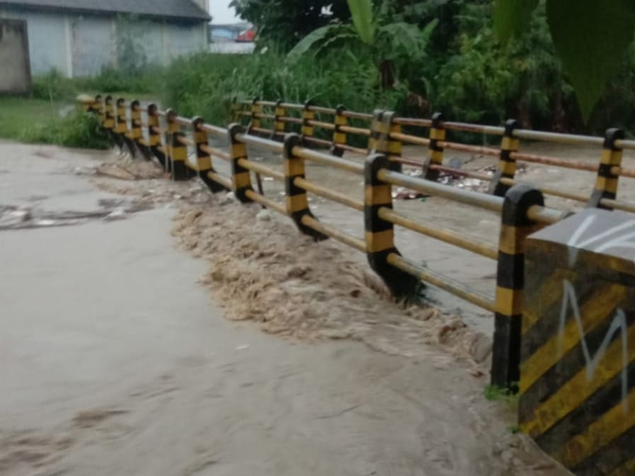 Kali Pacit Meluap, RW 03 Kalijaga Kota Cirebon Mulai Digenangi Banjir