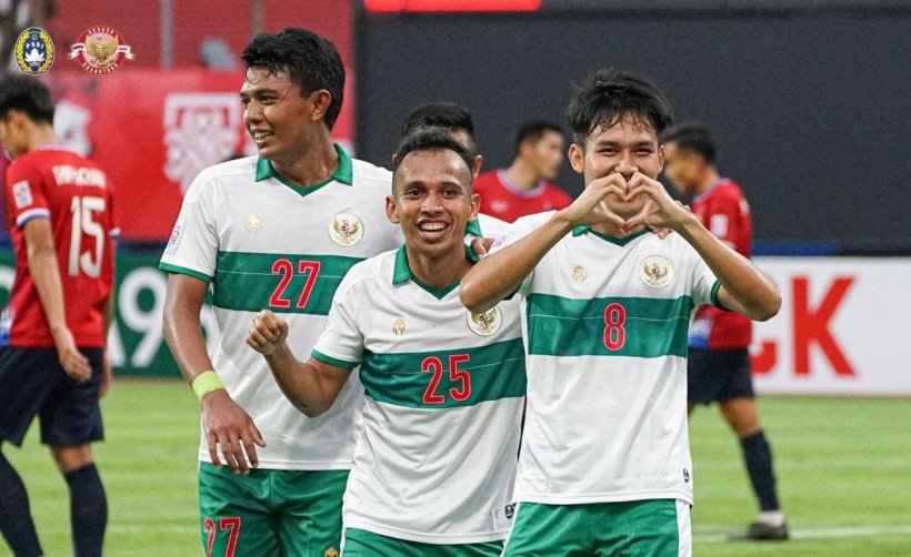 Babak Pertama Indonesia vs Singapura, Skor 1-0