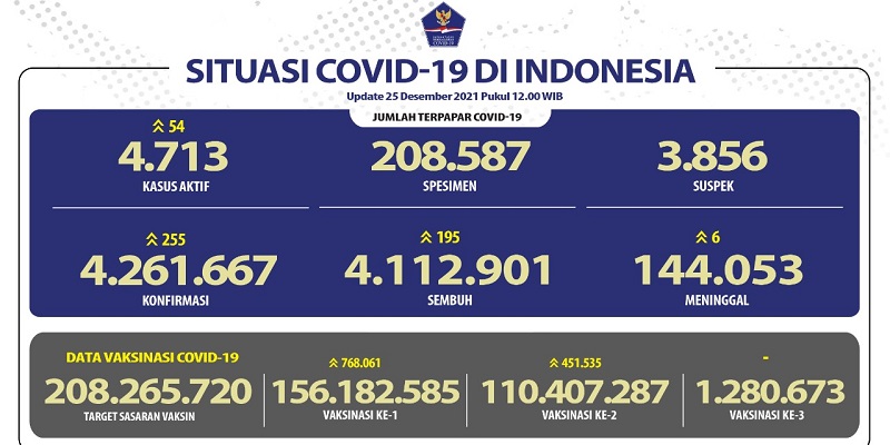 Satgas Covid-19: Kasus Positif Covid-19 Lebih Tinggi dari Sembuh, Provinsi Penyumbang Tertinggi Jakarta dan Ke