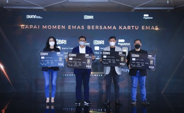 Sinergi BRI dan Pegadaian, Luncurkan Kartu Kredit Berbasis Tabungan Emas Pertama di Indonesia